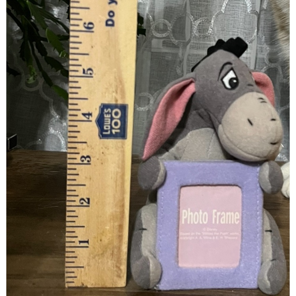 NWT With Tags plush Disney Eeyore photo frame Winnie the Pooh’s friend  gift - Picture 4 of 14